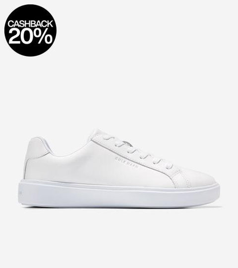 Cole Haan Women's White Leather Daily Sneakers | Cole Haan In Lebanon