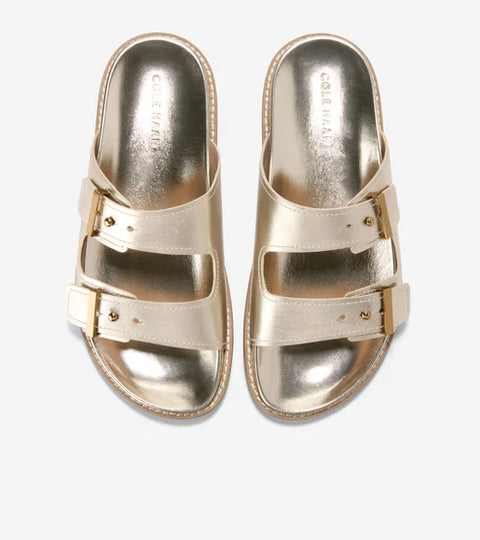 Cole Haan Women's Gold Marisol Footbed Slipper | Cole Haan In Lebanon