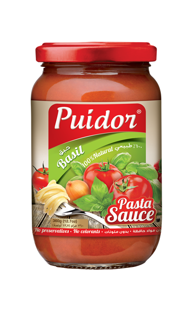 Puidor Basil Pasta Sauce 360g | Puidor In Lebanon