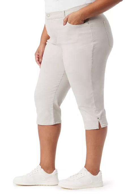 Gloria Vanderbilt Women's White Amanda Capri Pants | Gloria  In Lebanon