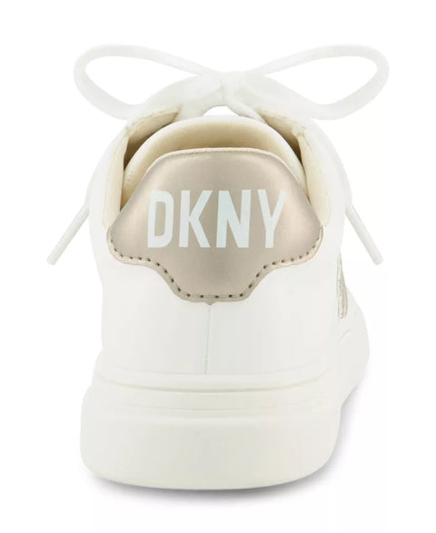DKNY Girl's White Cella Bonnie Sneakers | DKNY In Lebanon