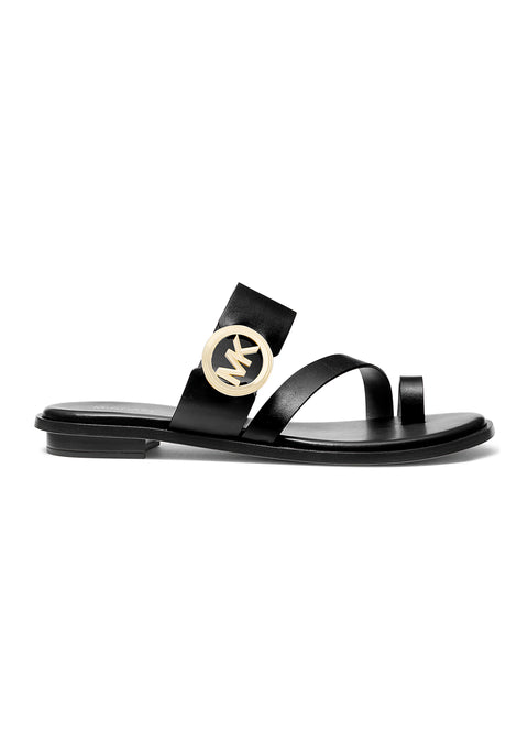 Michael Kors Women's Black Vera Flat Thong Slipper |Michael Kors In Lebanon