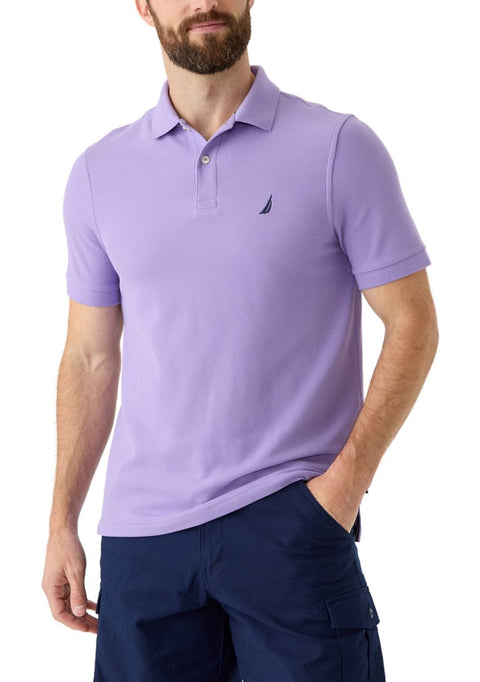 Nautica Men's Purple Classic Fit Polo Neck T-Shirt | Nautica In Lebanon