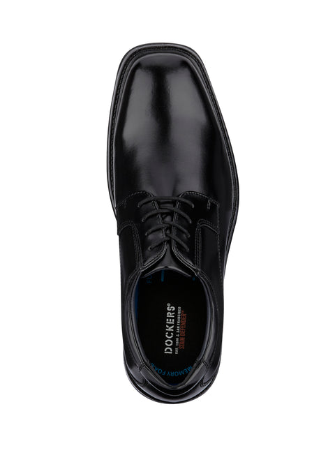 Dockers Men's Black Leather Irving Slip Resistant Work Dress Casual Shoes |Dockers In Lebanon