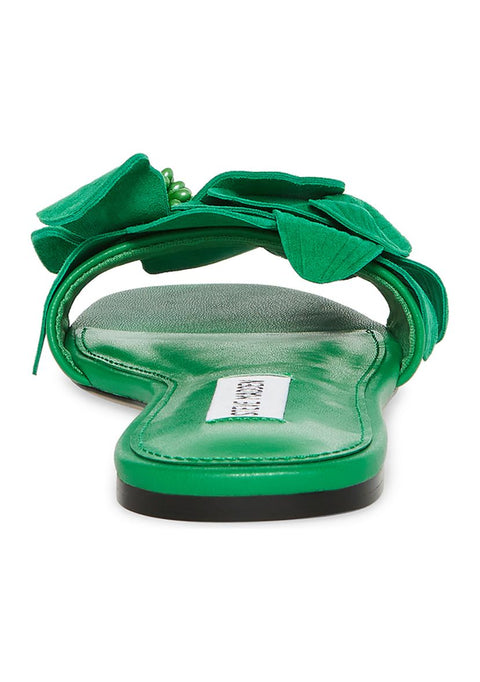 Steve Madden Women's Green Suede Melena Sandals | Steve Madden In Lebanon