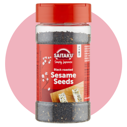 Saitaku Black Roasted Sesame Seeds 95g | Saitaku In Lebanon