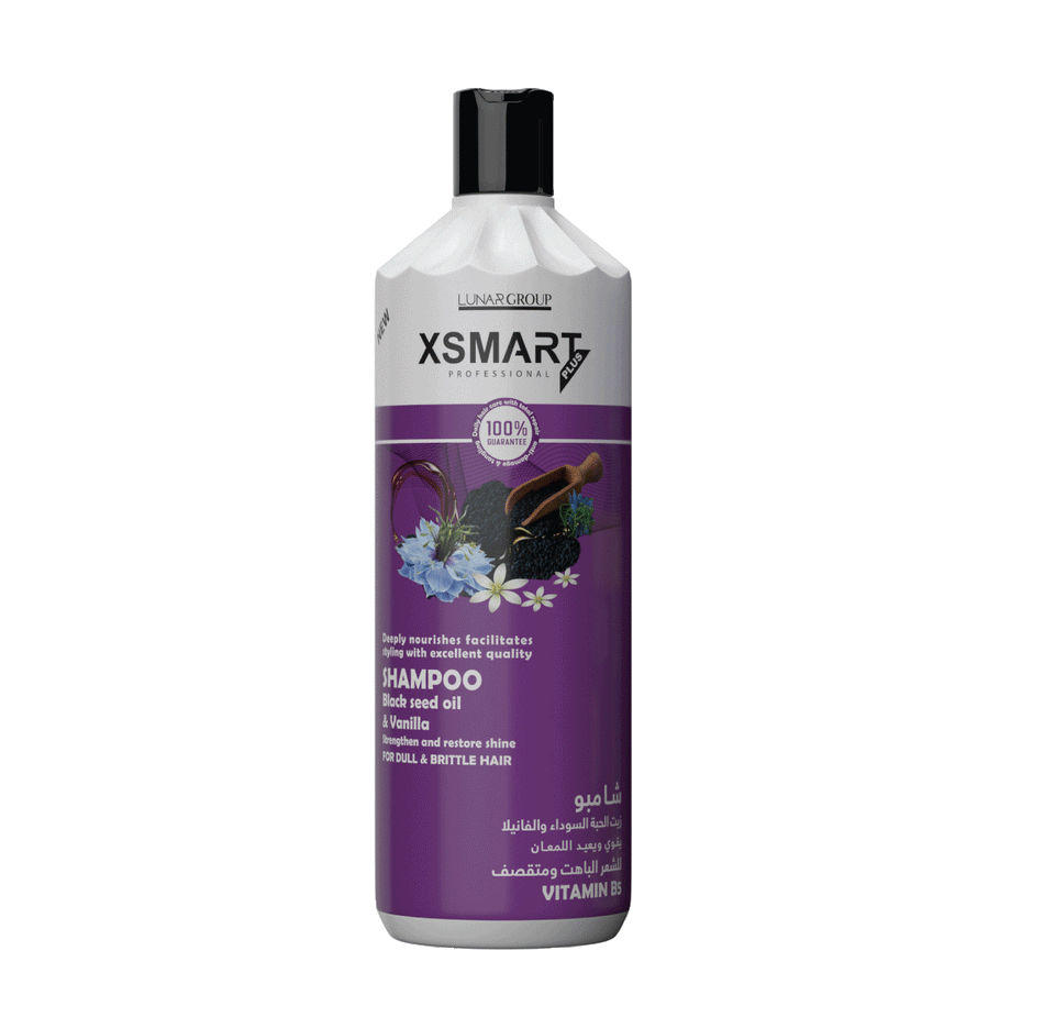 XSmart Professional Plus Black Seed Oil & Vanilla Shampoo 750ML