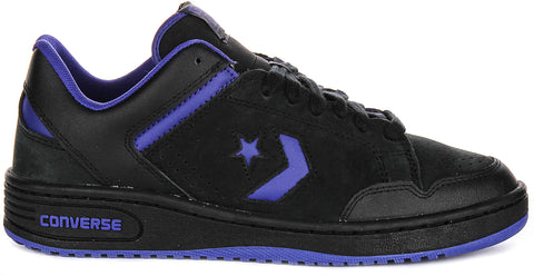 Converse Men's Purple & Black A11105C Weapon Leather Sneaker | Converse In Lebanon