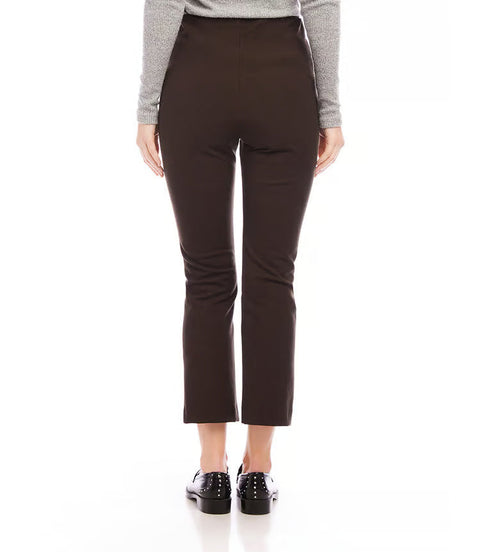 Karen Kane Women's Brown Cropped Pintuck Pants | Karen Kane In Lebanon