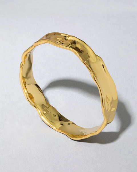 Alexis Bittar Women's Brut Gold Strap Bangle Bracelet | Alexis Bittar In Lebanon