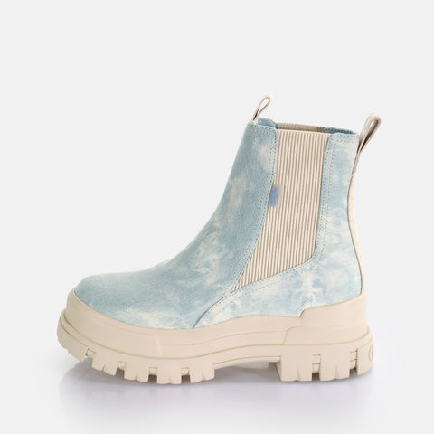 Buffalo Women's Denim Light Blue  ASPHA CHELSEA MID Boots | Buffalo in Lebanon