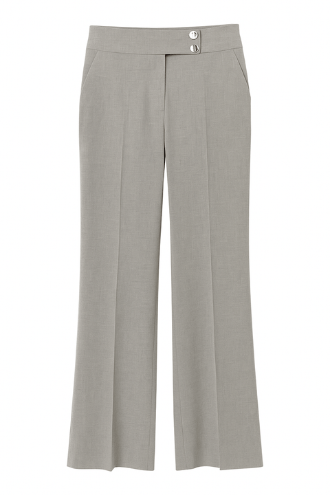 Calvin Klein Women's Grey  Wide Leg Trouser | Calvin Klein In Lebanon