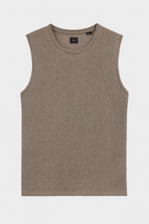 Jack & Jones Men's Grey Knitted Tank Top | Jack & Jones In Lebanon