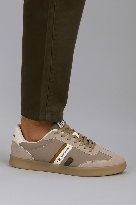 Enrico Coveri Men's Beige Leopard Sneakers |Enrico Coveri In Lebanon