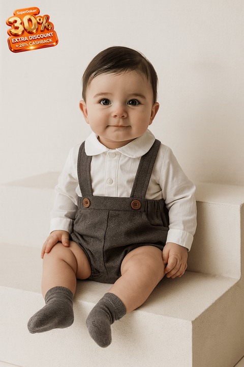 Boboli Baby Boy Grey Salope | Boboli In Lebanon