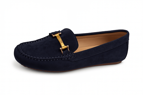 Joop Women's Dark Blue Lidos Moccasin Slip On Casual Shoes | Joop In Lebanon