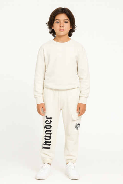 Terranova Boy's White Sweatpants  | Terranova In Lebanon