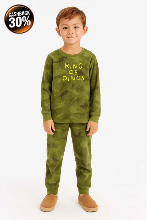 Terranova Boy's Green Pajama Set |Terranova in Lebanon