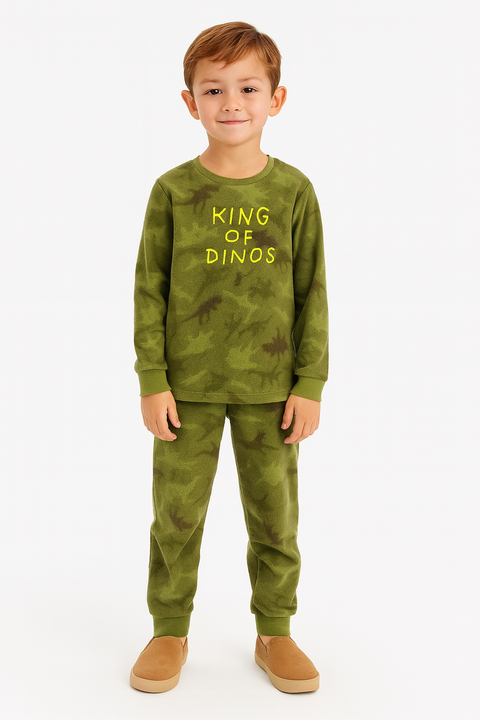 Terranova Boy's Green Pajama Set |Terranova in Lebanon
