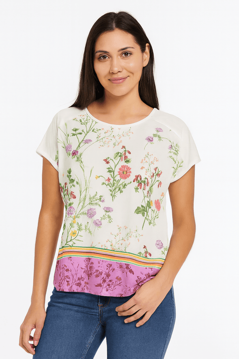 Star Vixen Women's Multicolor T-Shirt AMZ41