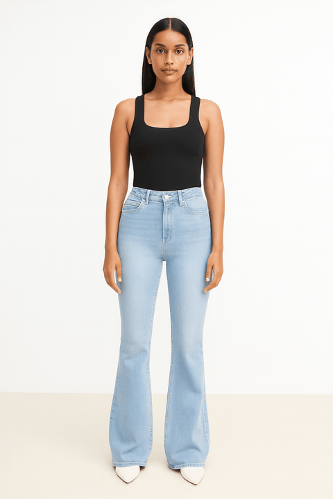 Lee Women's Light Blue 427 High Rise Regular Boot Cut Jeans | Lee In Lebanon