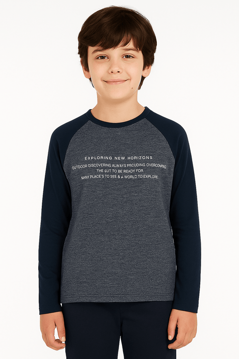 S.Oliver Boy's Navy Long Sleeve Blouse | S.Oliver In Lebanon