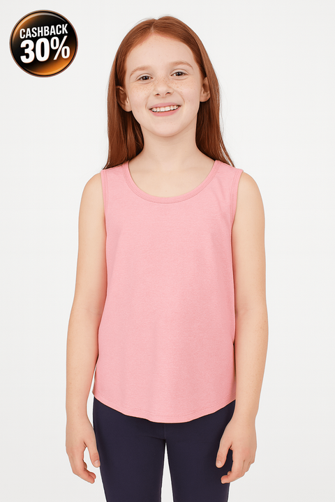 ID Ideology Girl's  Pink T-Shirt  ABFK805 shr