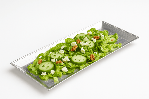 Lucky Tiger Stainless Steel Rectangal Plate 15x4x2cm (AM-7136I)