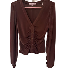 Grave Fame Women's Brown Long Sleeve Blouse |Grave Fame in Lebanon