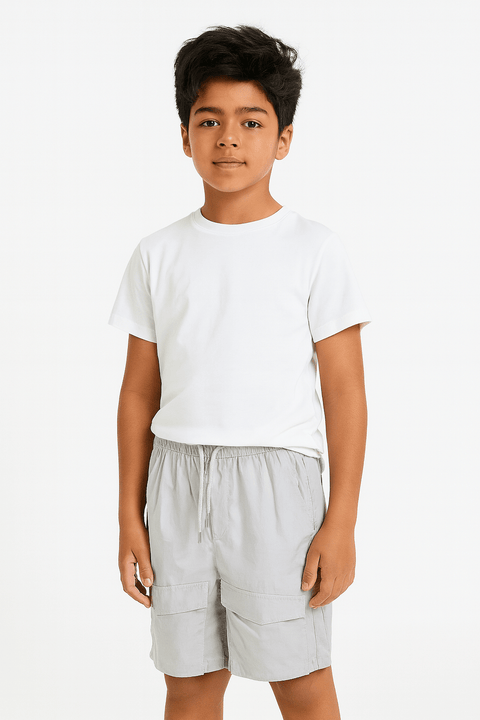 Reserved Boy's Dark Grey Cargo Shorts | Reserved In Lebanon