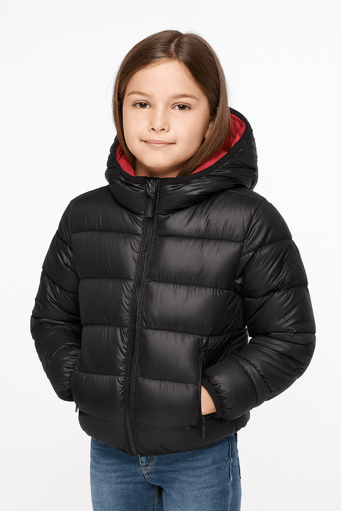 S.Oliver Girl's Black Puffer Jacket |S.Olive in Lebanon
