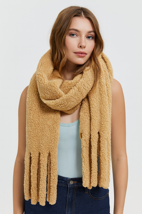 Forever 21 Women's Light Brown Blanket Scarf | Forever 21 In Lebanon