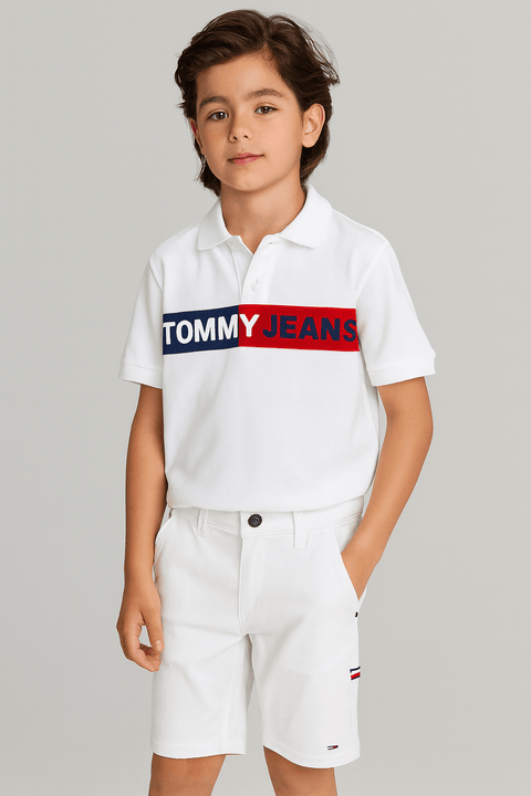 Tommy Hilfiger Boy's White Short | Tommy Hilfiger In Lebanon