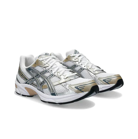Asics Women's White & Silver Gel 1130 Sneakers|Asics In Lebanon