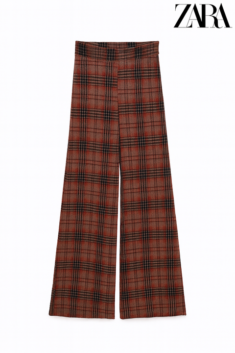 Zara Women's Multicolor Crowbar Pants| Zara in Lebanon