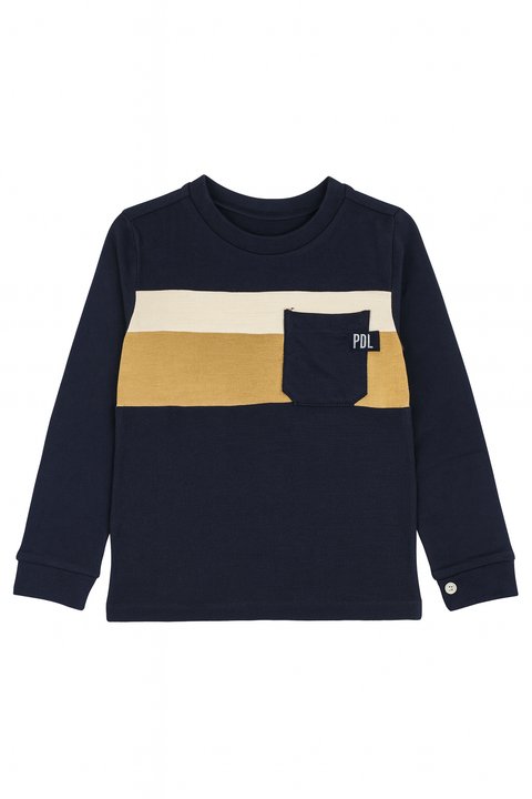 POMPdeLUX Boy's Multicolor Long-Sleeve Blouse |POMPdeLUX in Lebanon