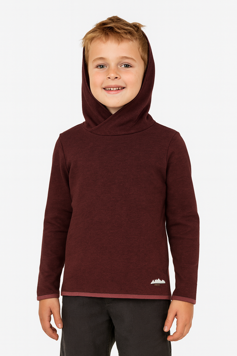 S.Oliver Boy's Burgundy Long-Sleeve Hoodie |S.Oliver in Lebanon