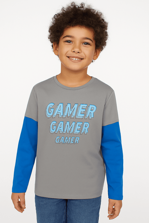 Sinsay Boy's Multicolor Long-Sleeve Blouse ANFK533