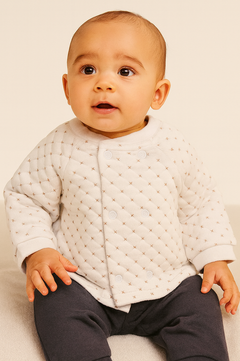 Boboli Baby Boy's Light Blue Long-Sleeve Sweatshirt | Boboli in Lebanon
