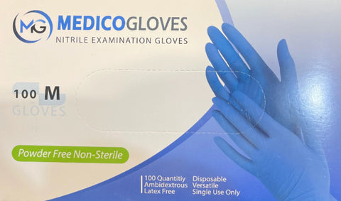 Medico Nitrile Examination Gloves (100 gloves) | Medico In Lebanon