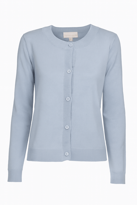 POMPdeLUX Girl's Blue Feodora  Knit Cardigan| POMPdeLUX in Lebanon