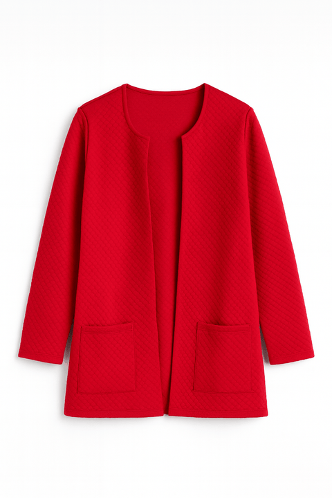 Sublevel Women's Dark Red Cardigan With Two Pockets | Sublevel In Lebanon