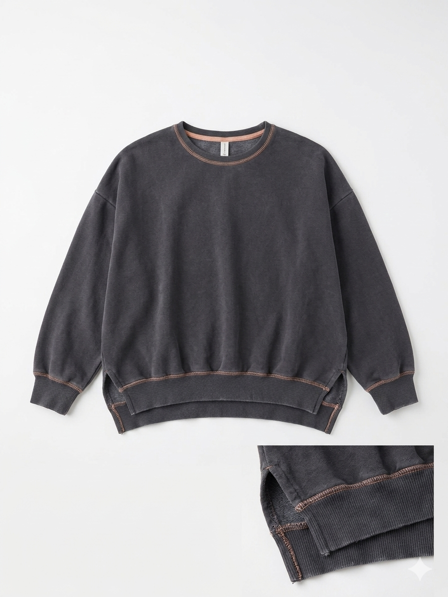 Zara Boy's Dark Grey Sweatshirt | Zara In Lebanon