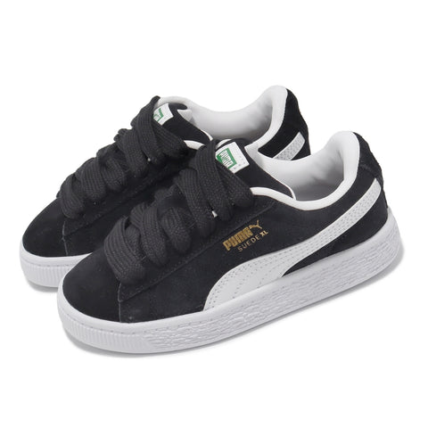Puma Girl's White & Black Suede Xl Pre-School Sneakers | Puma In Lebanon