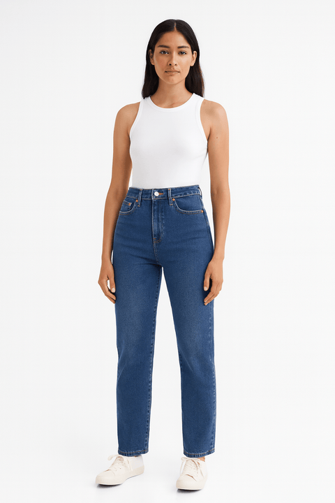 Levi's Women's Navy Wedgie Straight Fit Jeans |Levi's In Lebanon