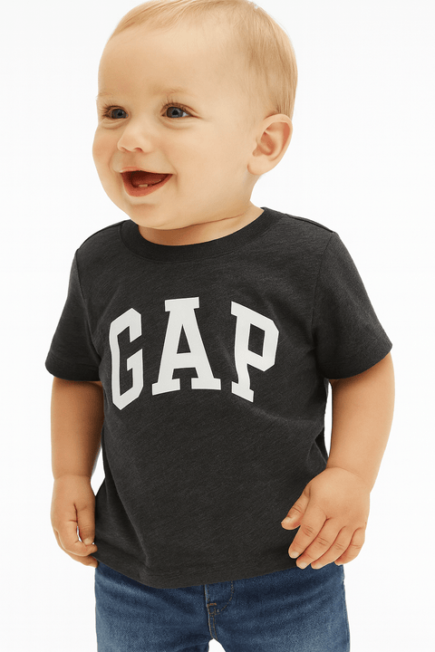 GAP Baby Boy Black T-Shirt AMZ111