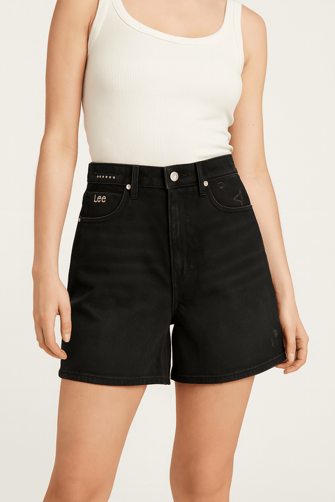 Lee Women's Black Denim Shorts| Lee in Lebanon