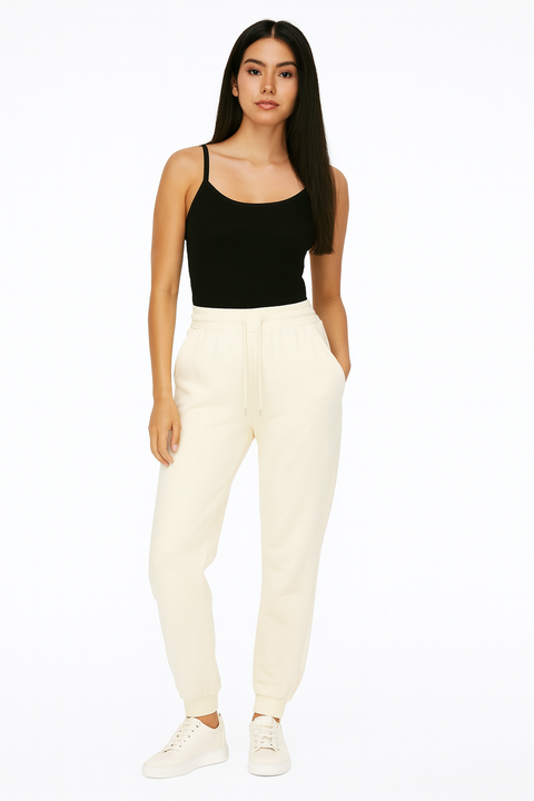 LeGer Women's Beige Sweatpants | LeGer in Lebanon