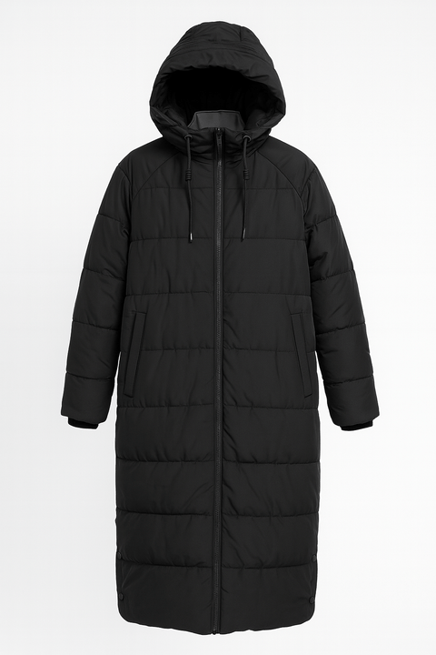 Q/S By S.Oliver Women's Black Quilted Coat With A Hood | S.Oliver In Lebanon