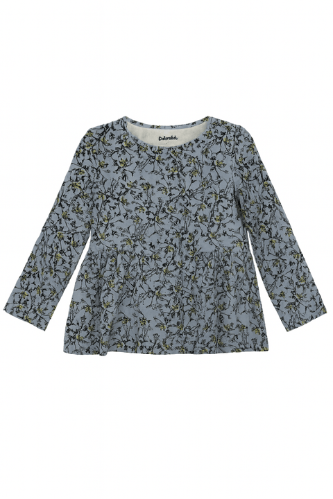 POMPdeLUX Baby Girl Multicolor Long-Sleeve Blouse | POMPdeLUX in Lebanon